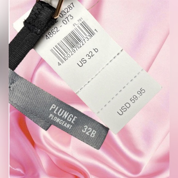 Aerie White Plunge Bra 32B Push Up Bra - Picture 15 of 17